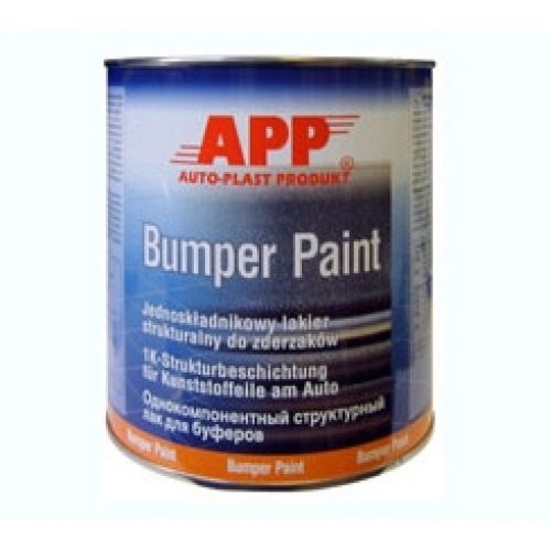 APP BUMPER PAINT Краска для бампера структурная, объем 1л, цвет серый