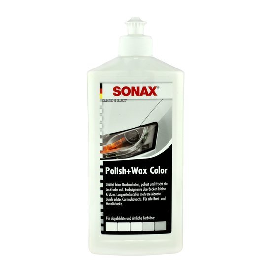 Полироль с воском Sonax 02960000 NanoPro белый 500 мл