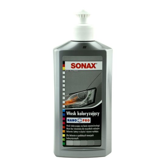 Полироль с воском Sonax 02963410 NanoPro серый 250мл