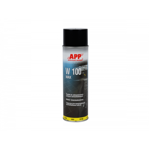APP APP W100 WAX Восковая масса для защиты шасси антрацит аэрозоль 0,5л APP APP W100 WAX Восковая масса для защиты шасси антрацит аэрозоль 0,5л