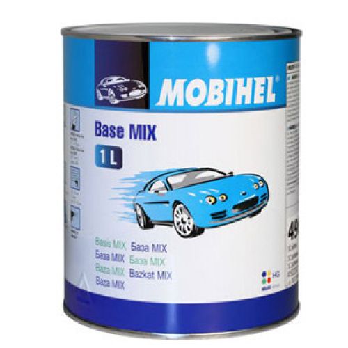 MOBIHEL Автоэмаль базовая металлик 1л, цвет 813594-красный-рубин